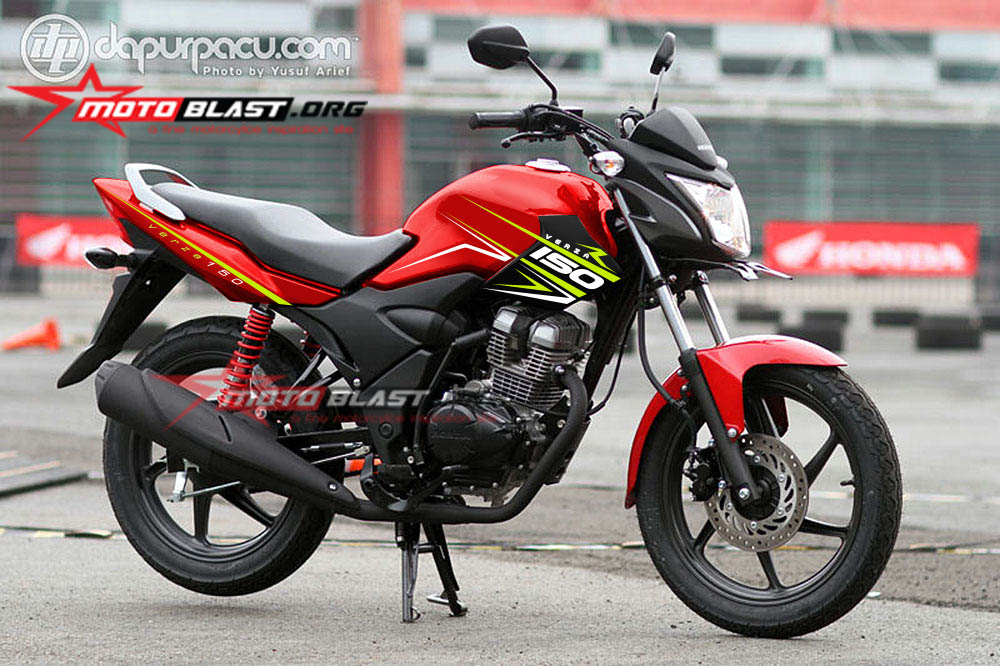 Modifikasi Motor Verza 150. mega gallery modifikasi striping stiker honda verza 150