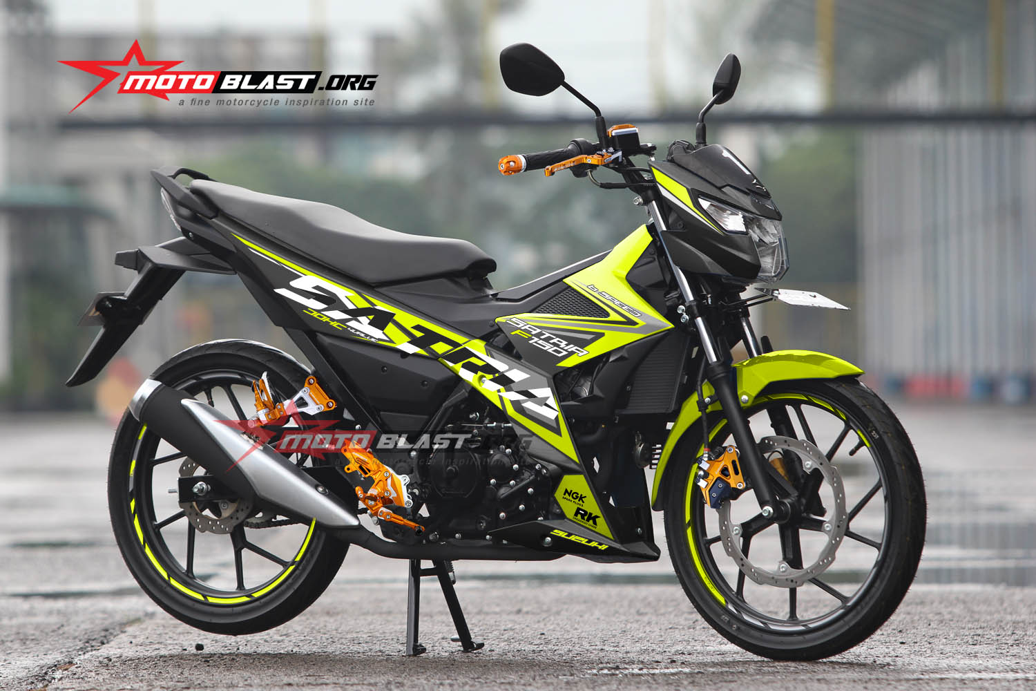 Modifikasi Satria Fu Facelift Hitam. Modifikasi Suzuki Satria FU 150fi RC