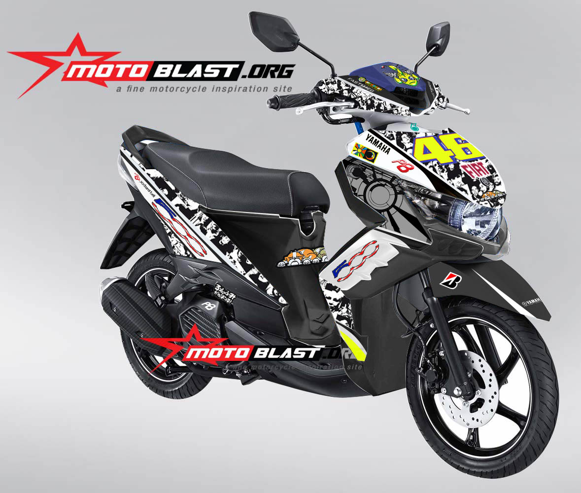 Modifikasi Xeon Gt 125 Hitam. Modifikasi Yamaha Xeon GT125 Eagle Eyes White – Fiat 500