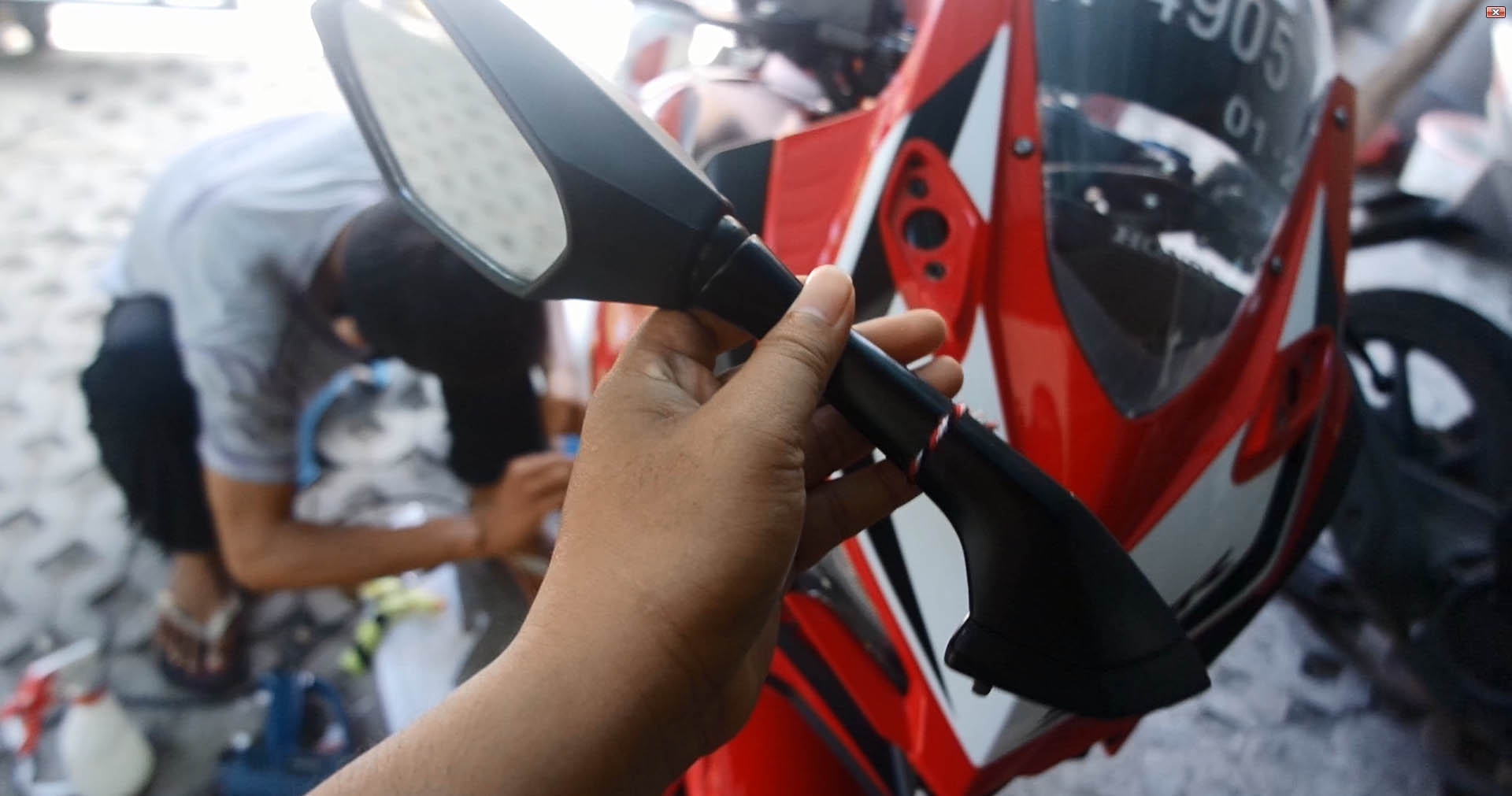 Spion Cbr250rr. Spion CBR250RR Bisa PNP di CBR250R Thailand