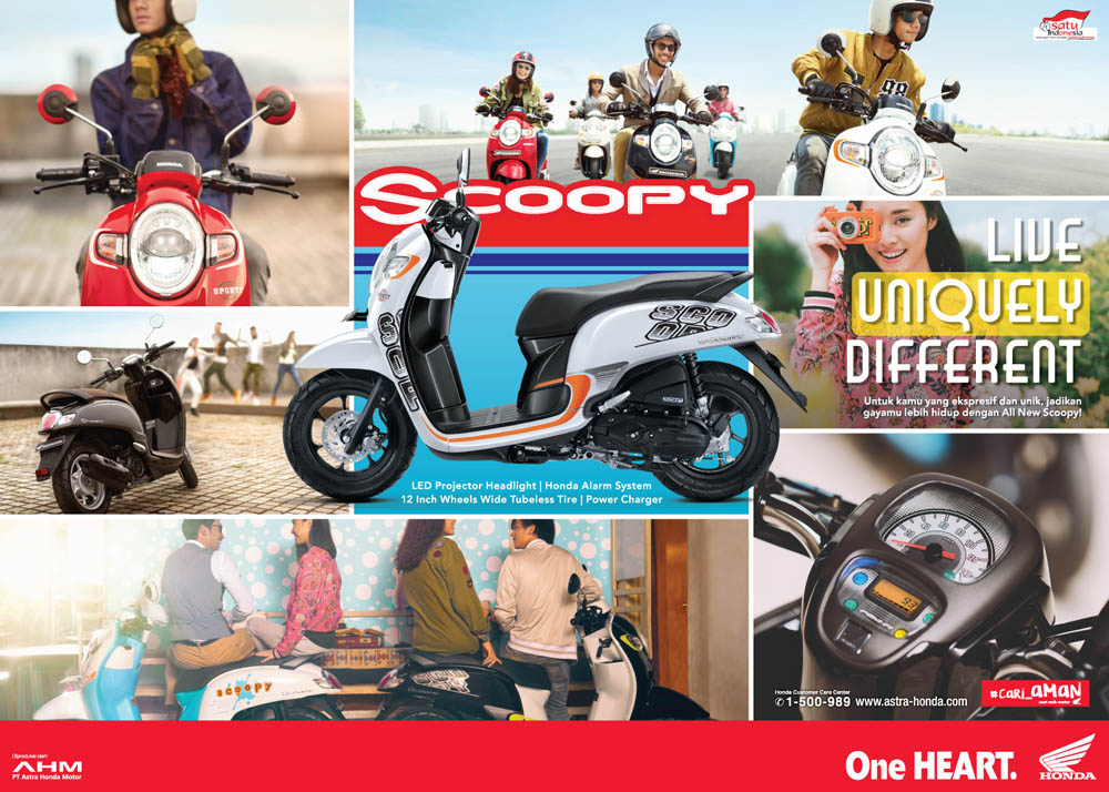 Honda Scoopy 2017 Spesifikasi. All New Honda Scoopy 2017 berikut spesifikasi lengkap dan fiturnya