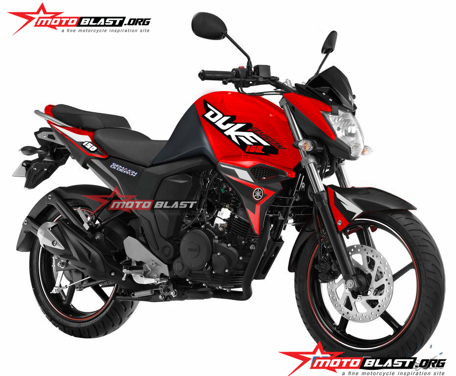 Modifikasi Byson Fi. Yamaha Byson Fi Livery Duke Red