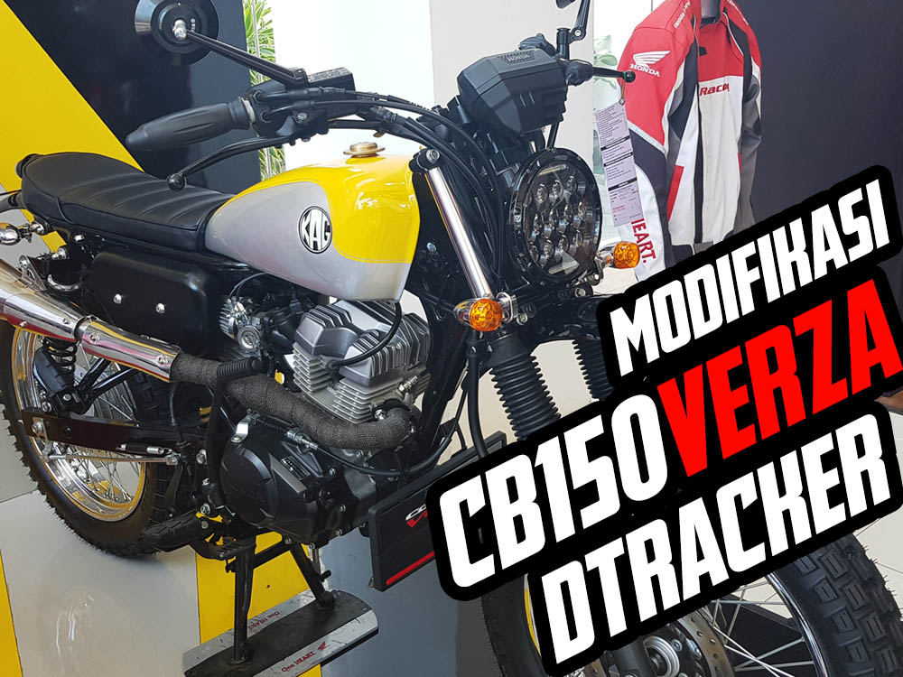 Modifikasi D Tracker Warna Kuning. Modifikasi Honda CB150Verza jadi Dtracker