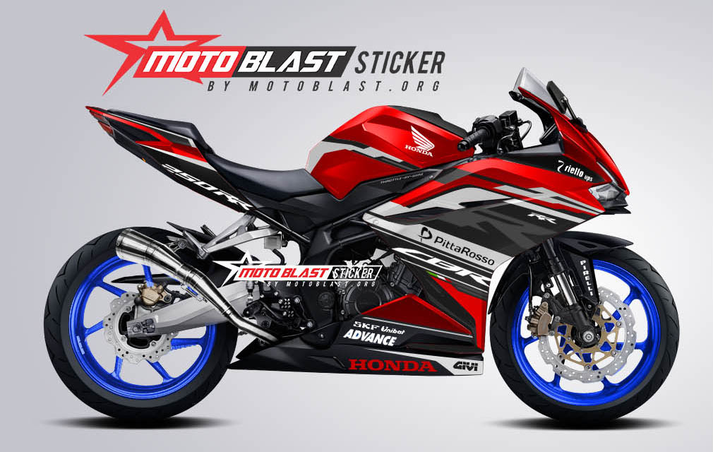 Cbr250rr Biru. Gilak!! Honda CBR250RR Red velg Biru jadi Keren banget