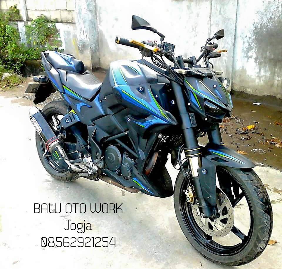 Z1000 Sugomi Modif. Modifikasi Yamaha Byson Ala Kawasaki Z1000 Sugomi Balu Oto