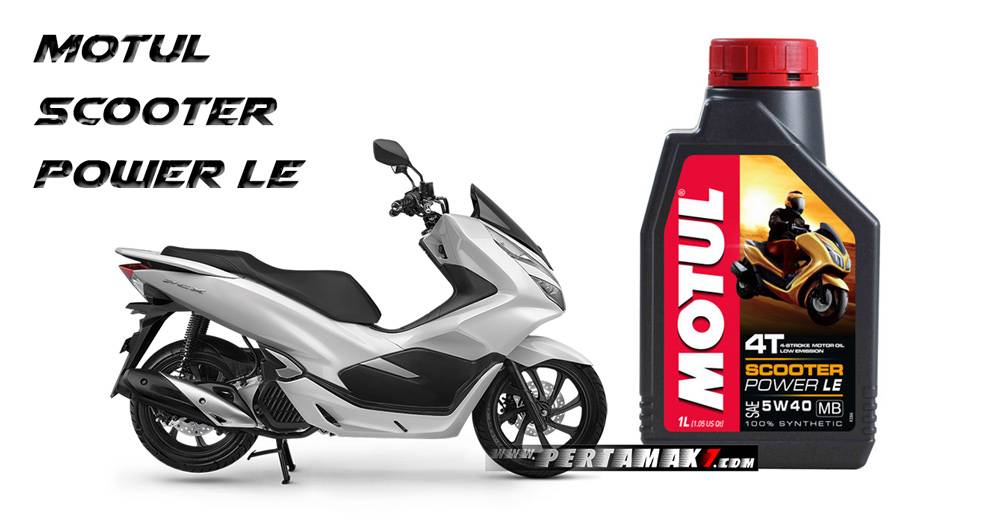 Oli Motul Matic Vario 125. Motul Scooter Power LE Kemasan 0,8 Liter, Pas untuk Honda PCX