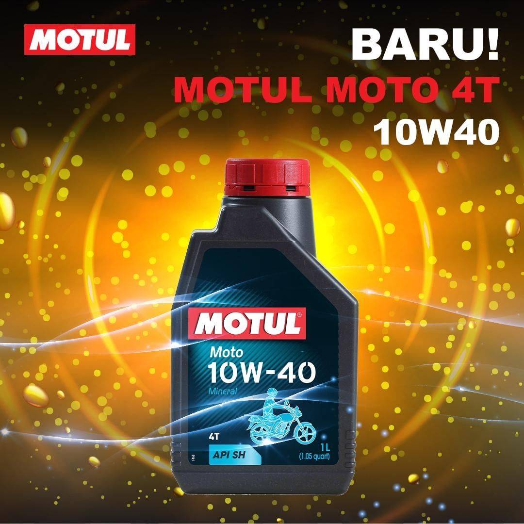 Keunggulan Oli Motul. Klaim Keunggulan Oli Motul Moto 4T, Super Mineral dengan