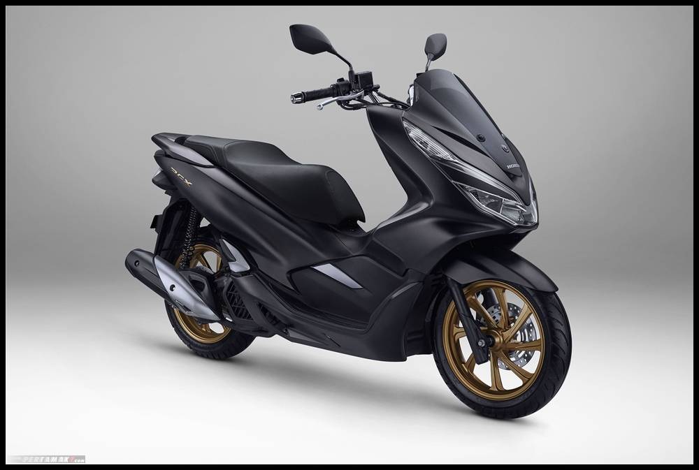 Pcx Pelek Gold. Honda PCX Hitam Doff Velg Emas Terasa Mewah Hadir di