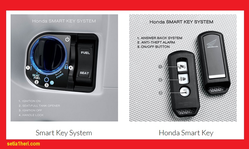 Cara Menggunakan Smart Key Honda Adv. Cara menggunakan Honda Smart Key System pada Honda PCX