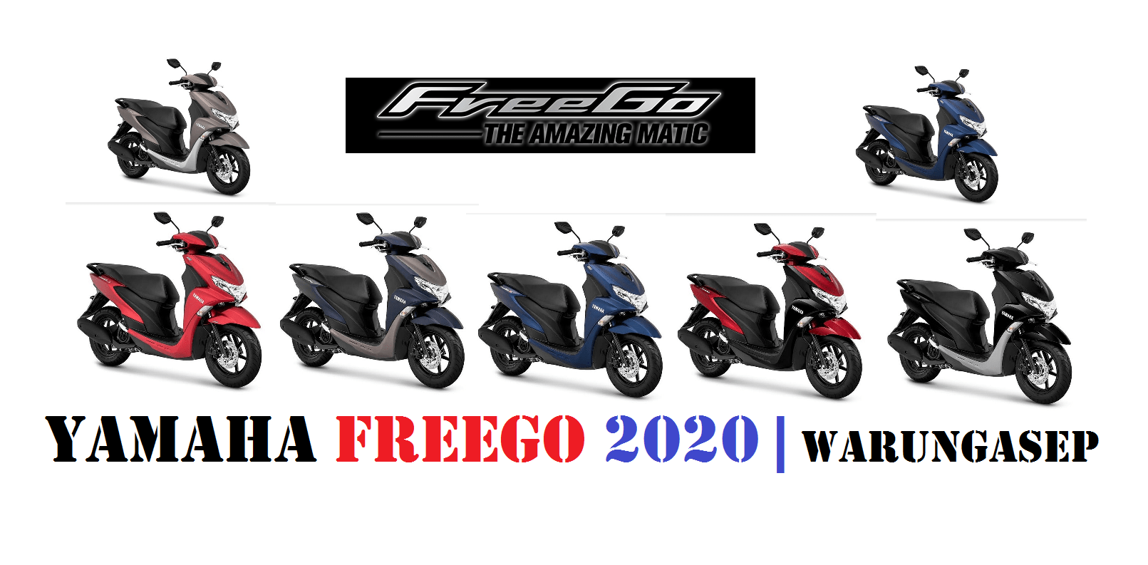 Harga Yamaha Freego Tipe Standar. 7 Warna Baru Yamaha FreeGo 2020, Harga Termurah Masih