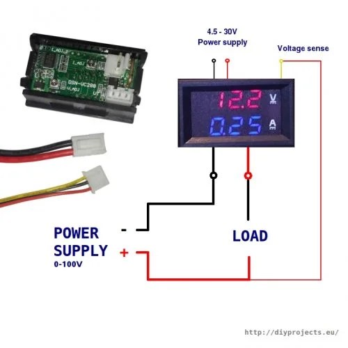 Cara Memasang Voltmeter Dan Amperemeter Digital. Cara Pasang Volt Ampere Meter Digital