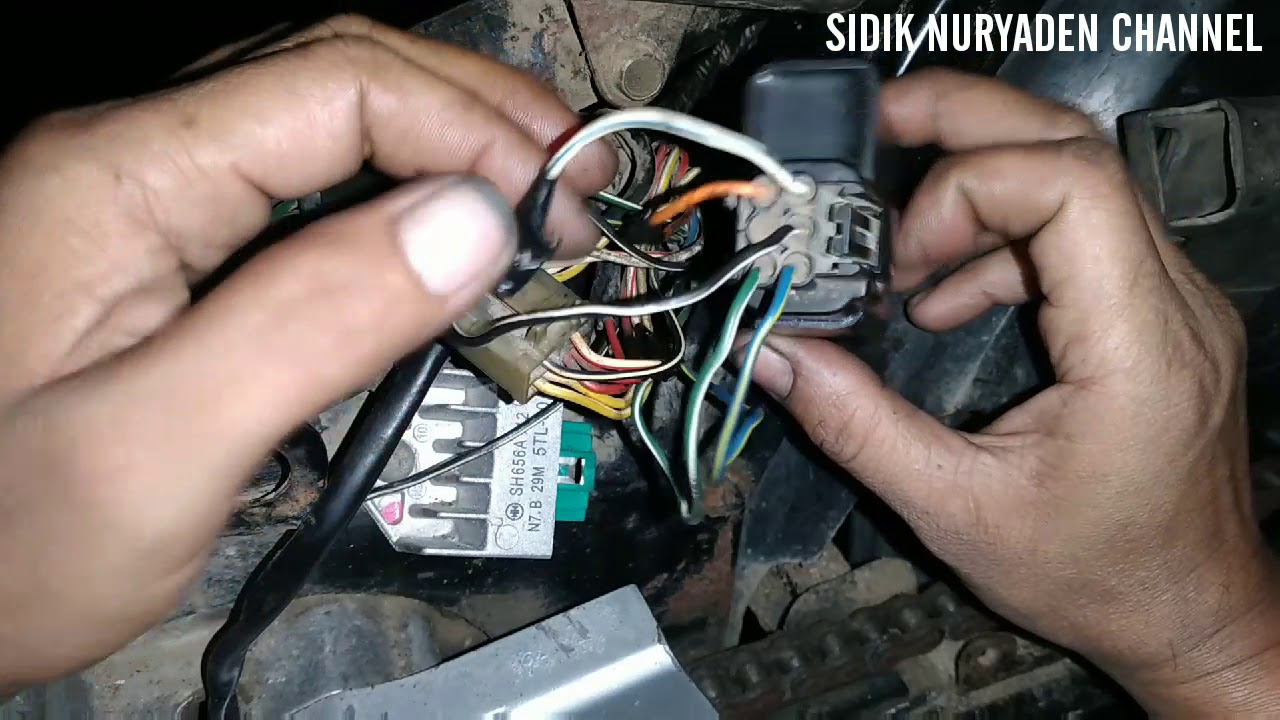 Jalur Kabel Kiprok Smash. Cara Cek Jalur Kabel Pengapian Motor Suzuki Smash Dari