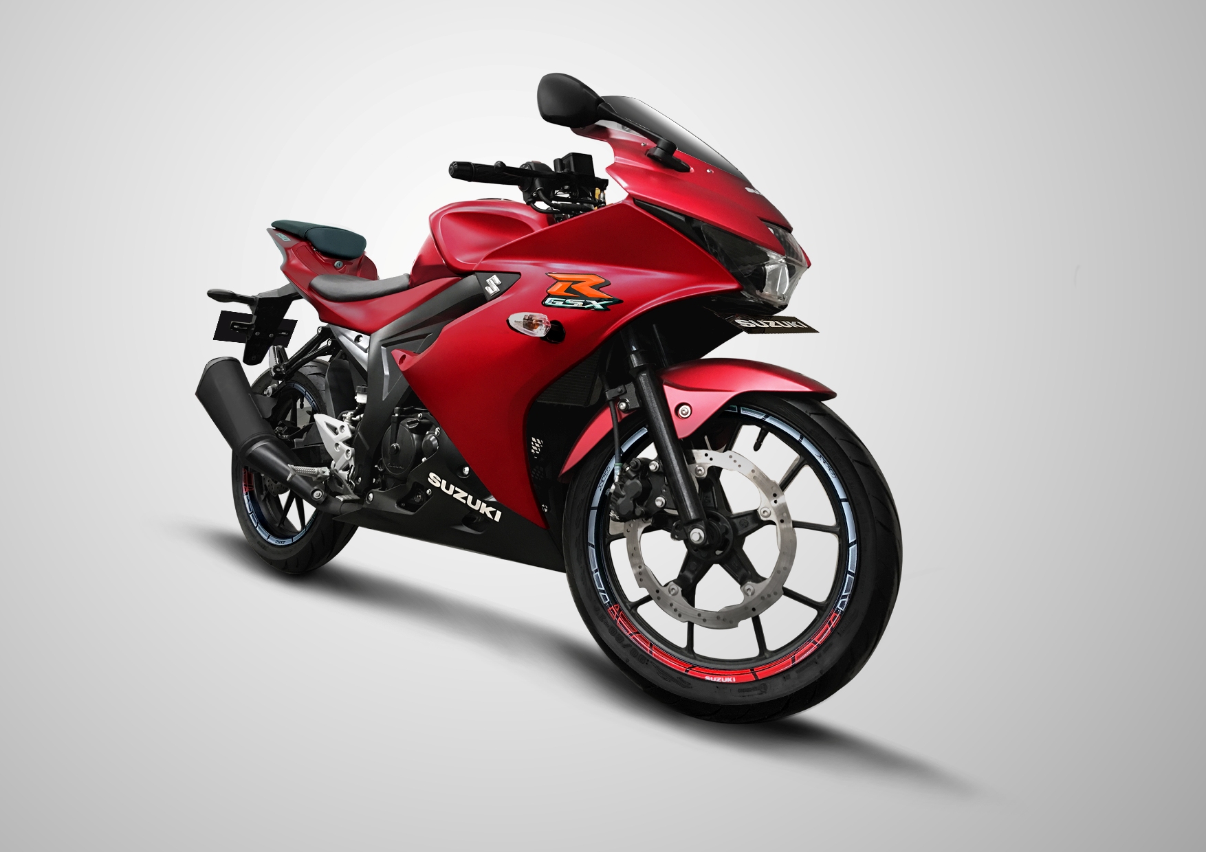 Decal Gsx R150 Merah. Suzuki GSX-R150 Matte Edition, Merah Doff Dengan Tambahan