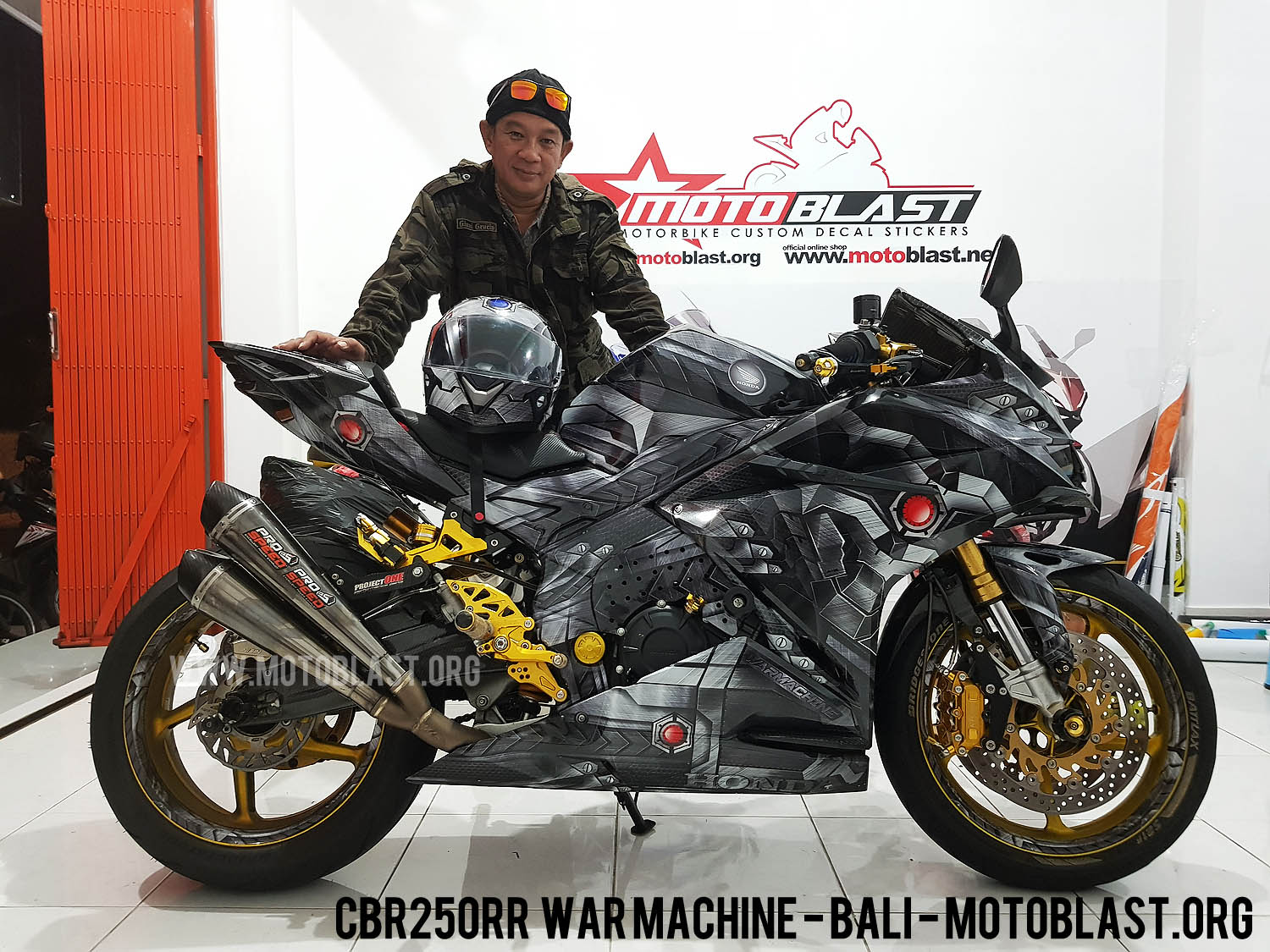 Decal Cbr250rr. Modifikasi Decal stiker CBR250RR War Machine Konsep Motoblast