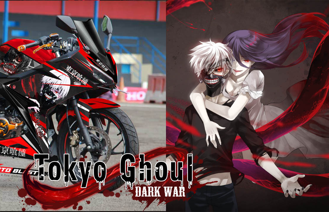 Decal Cbr150r Motoblast. Decal New CBR150R Motoblast Tema Tokyo Ghoul