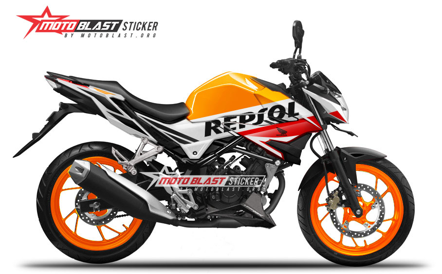 New Cb150r Modif. Modif Striping Honda New CB150R 2019 Repsol motogp