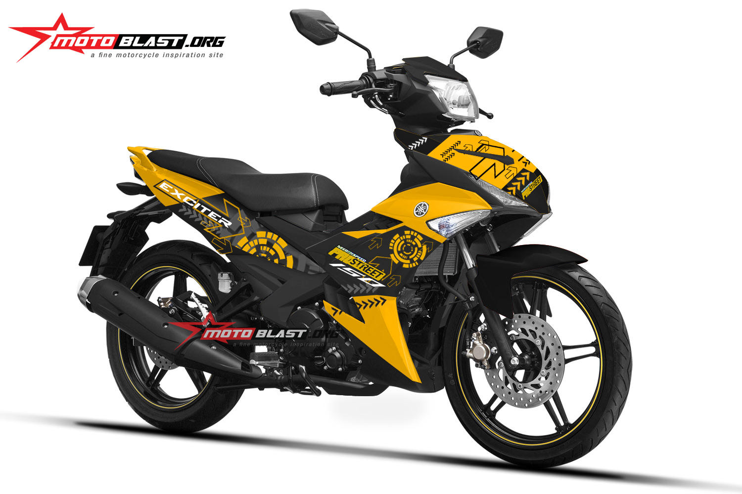 Mx King Thailand Modif. Modif striping Yamaha MX king 150 PROSTREET