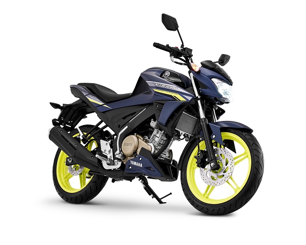 Velg Kuning Stabilo. Yamaha Segarkan Tampilan Vixion, Matte Blue Velg Kuning Stabilo