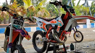 Cara Membuat Rangka Trail Satria 2 Tak. Rangka Satria 2 Tak Modif Trail