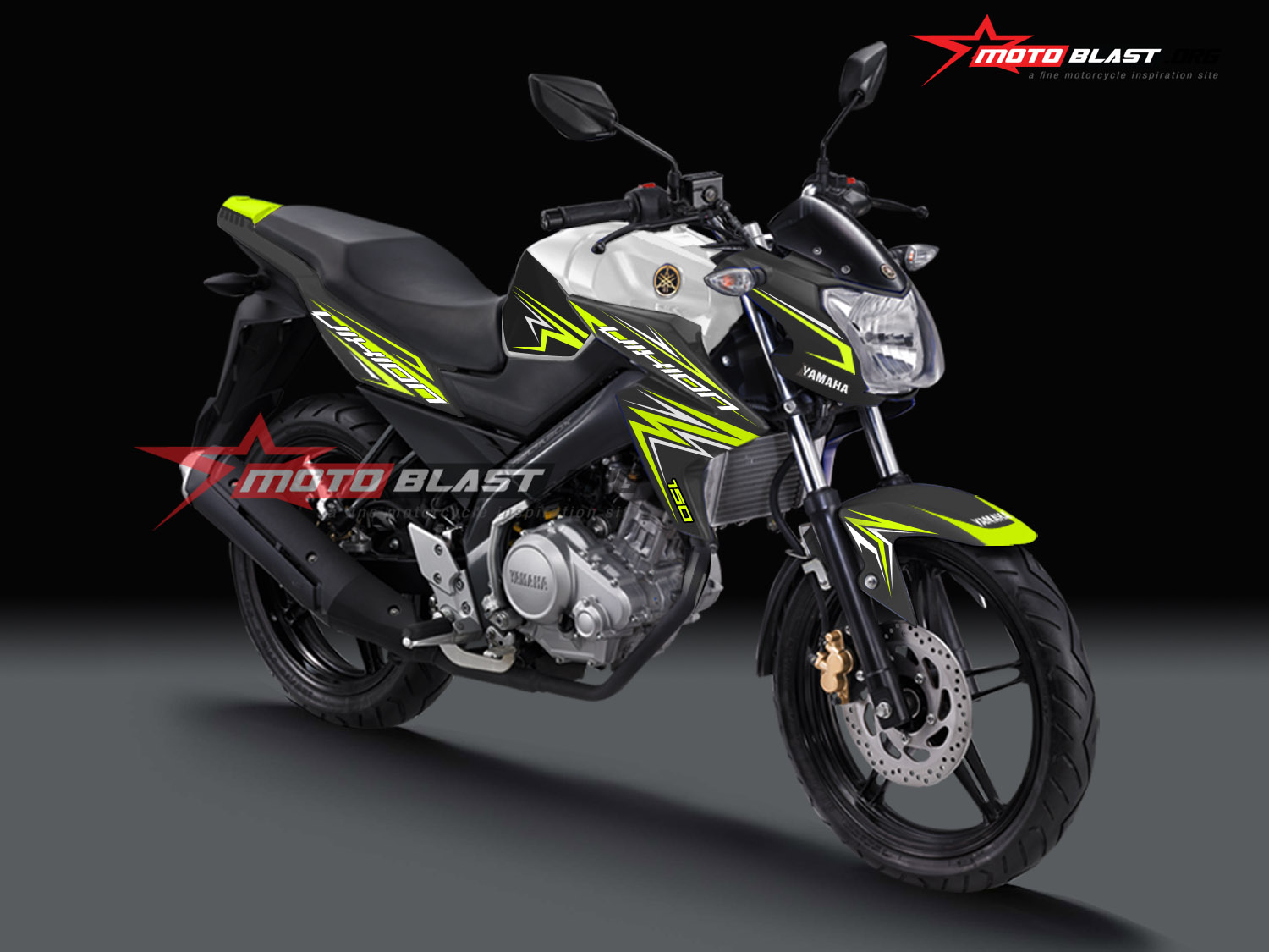 Modifikasi Vixion Warna Hijau Stabilo. 100 Gambar Modifikasi Yamaha Vixion Stabilo