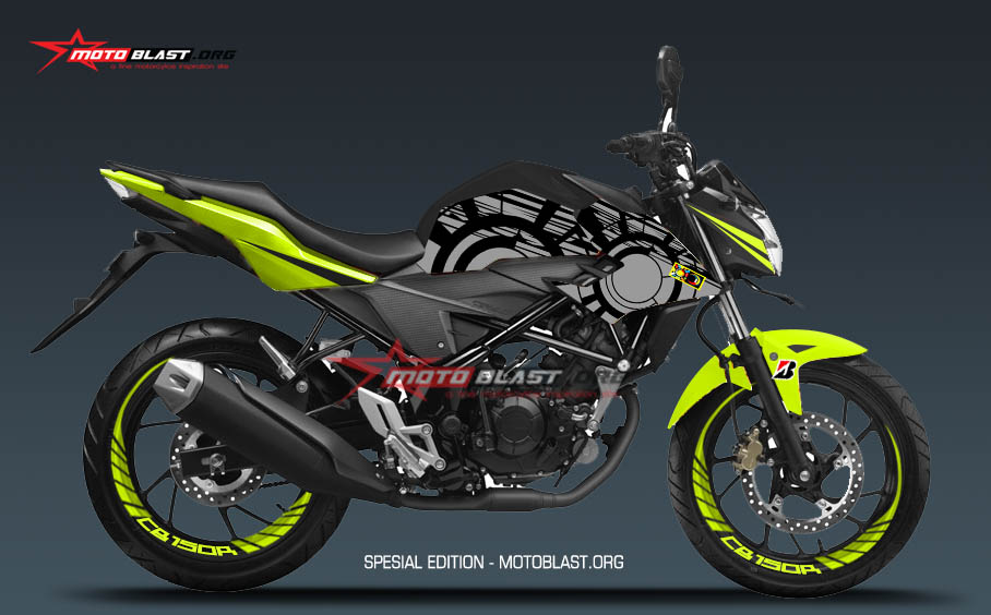 Modifikasi Cb150r 2015. MEGA GALLERY Modifikasi Striping Honda New CB150R