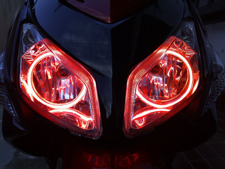 Lampu Eagle Eye Vario 125. Pasang Lampu Angel Eye di Motor