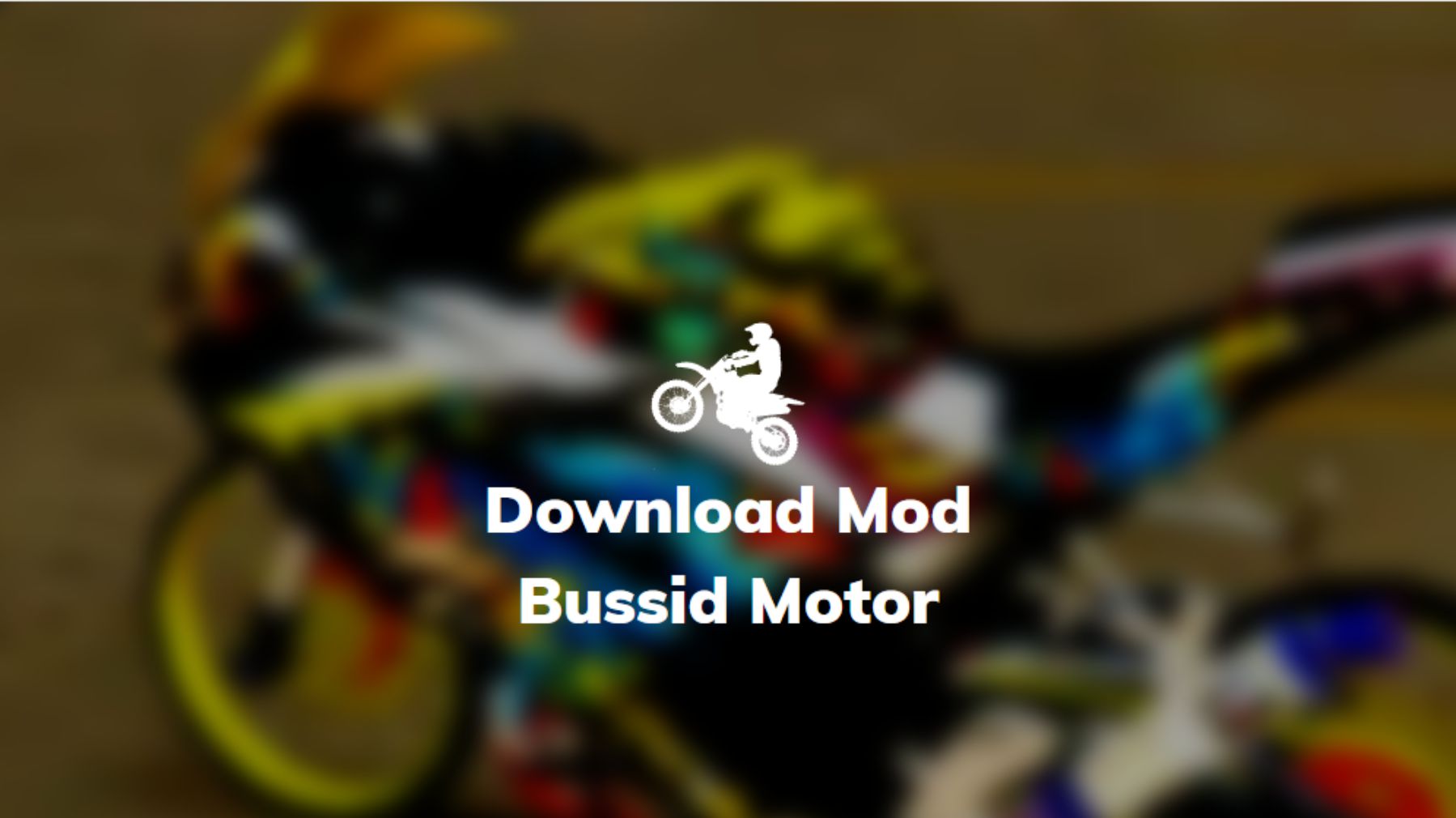Drag Ninja Rr. √ Download Mod Bussid Motor (Drag, Moge, Matic, Ninja, CB, RX dll)