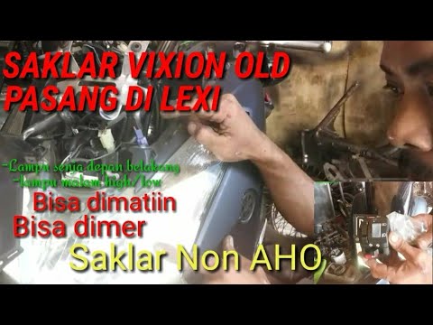 Cara Pasang Saklar Vixion Di Nouvo. Yamaha Nouvo Z Pakai Saklar Lampu Vixion Lama Non Aho Yang