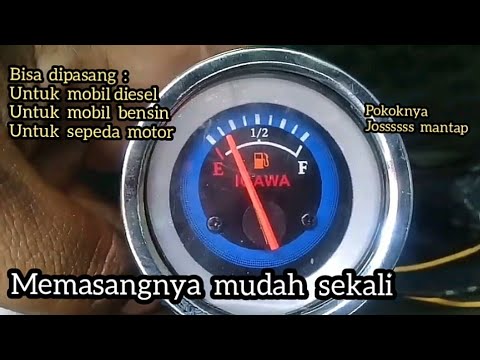 Cara Pasang Indikator Bensin Variasi. Cara Memasang Amper Bensin Variasi Di Sepeda Motor Fuel Meter