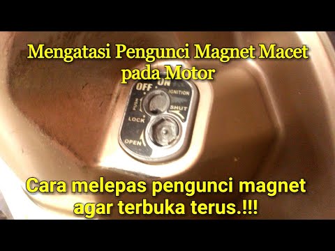 Cara Buka Jok Motor Honda Crf. Cara Mudah Mengatasi Kunci Magnet Kontak Motor Yang Tertutup