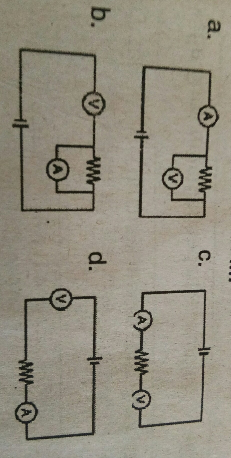 Cara Pemasangan Amperemeter. gambar pemasangan amperemeter dan voltmeter dalam rangkaian