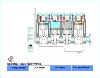 Gambar Animasi Mesin Motor. Mahasiswa Prodi Informatika Membuat Aplikasi Virtual Lab