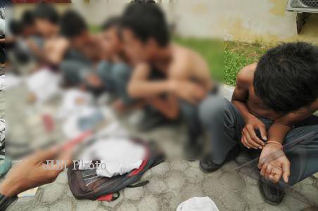 Gir Motor Buat Tawuran. Bawa Senjata Gir Motor, 9 Bocah SMP di Sragen Niat Mau Tawuran