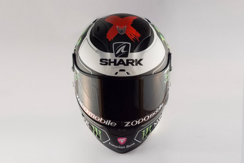 Helm Shark Lorenzo. Lorenzo Pamer Helm Shark Barunya : Okezone Sports