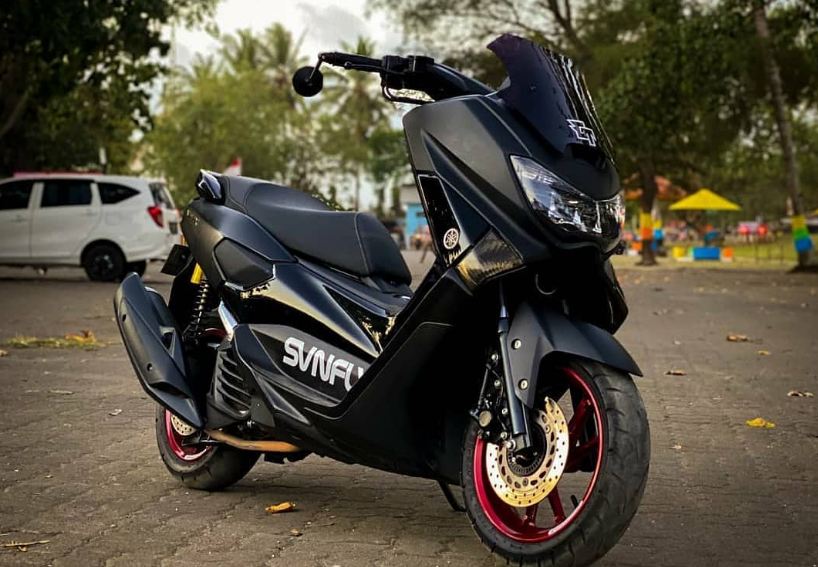 Modifikasi Nmax Keren. Modifikasi NMax Simpel Elegan, Tampil Fresh Keren Maksimal