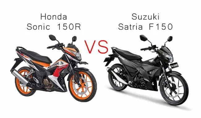 Perbedaan Sonic Dan Satria. Adu Motor Ayam Jago, Honda Sonic 150R vs Suzuki Satria F150