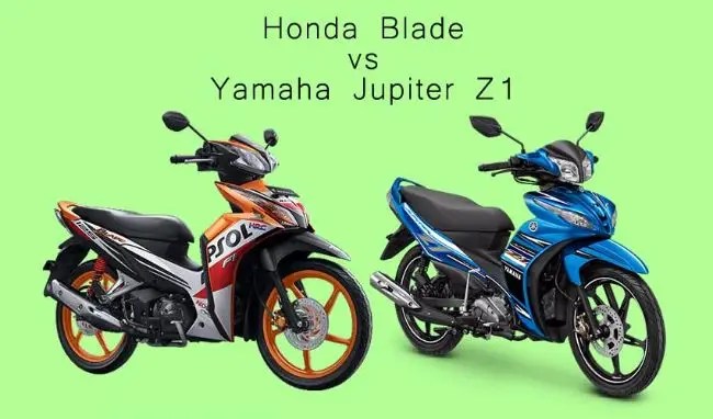 Yamaha Jupiter Z1 Vs Honda Blade. Pilihan Motor Bebek Rp 16 Jutaan: Jupiter Z1 atau Honda Blade?