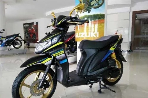 Motor Nex Modifikasi. Habiskan Rp 3 Juta, Suzuki Nex Modifikasi Makassar Tampil Beda!