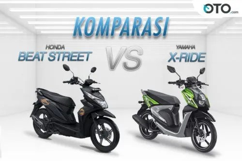 Bagus Yamaha Atau Honda. Honda Beat Street vs Yamaha X-Ride, Mana Yang Lebih Keren?