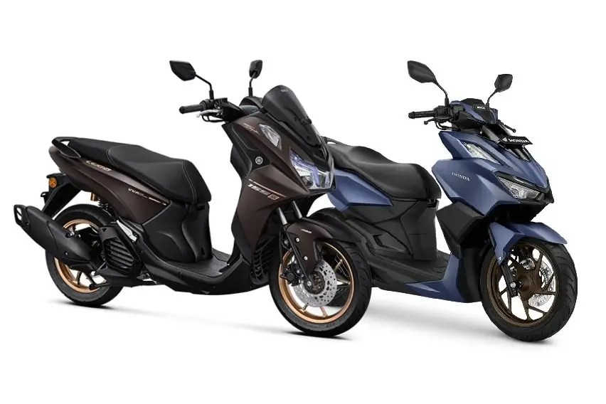 Ukuran Shock Lexi. Adu Varian Tertinggi Yamaha Lexi LX 155 dengan Honda Vario 160