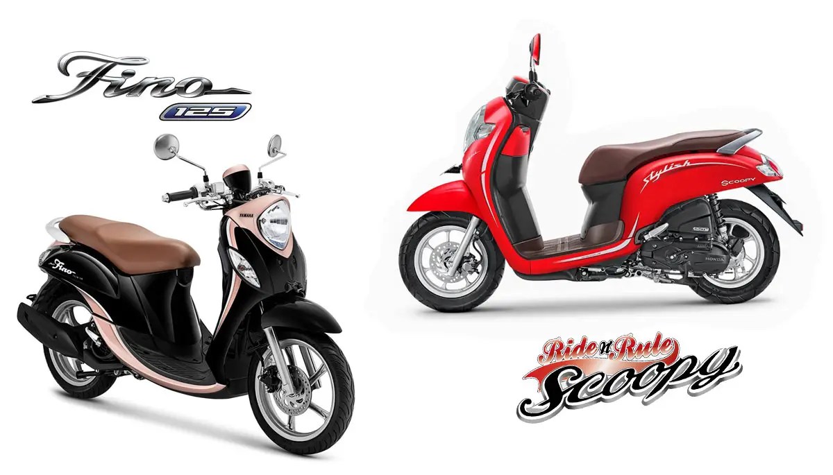 Fino Vs Scoopy 2018. KOMPARASI: Adu Retro Honda Scoopy atau Yamaha Fino Grande