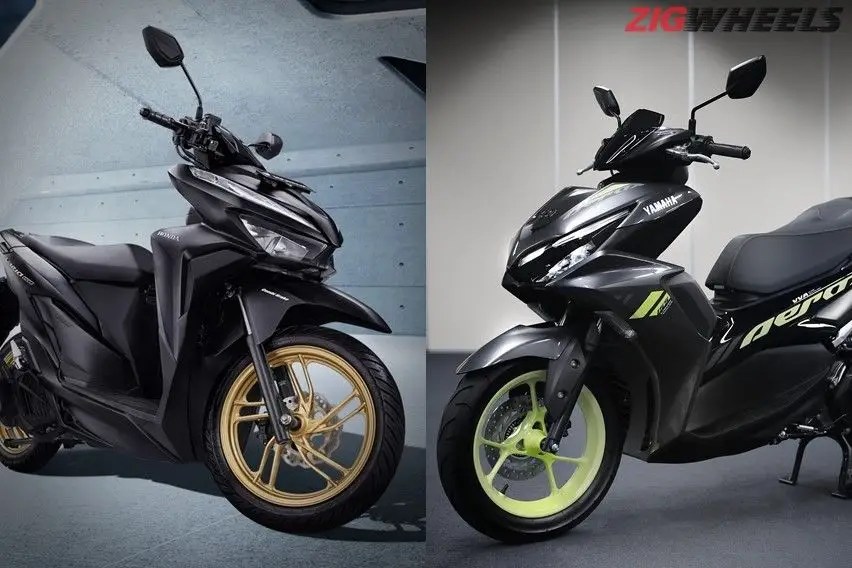 Yamaha Aerox 155 Vs Vario 150. Komparasi Petarung Ideal, Yamaha Aerox 155 Connected vs Honda