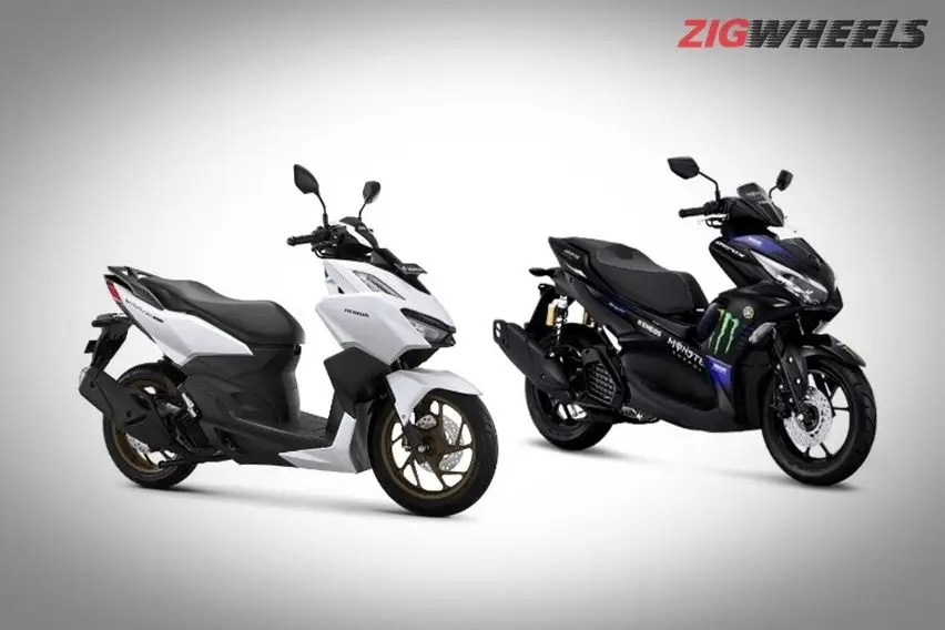 Vario Vs Aerox. Honda Vario 160 vs Yamaha Aerox 155 Connected/ABS, Unggul