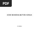 Ukuran Bearing Kruk As Mio M3. Kode Bearing Kruk As Motor