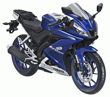Modifikasi R15 V3 Warna Kuning. Yamaha R15 v3 Tampil Meriah Pakai Decal Biru dan Kuning Cerah