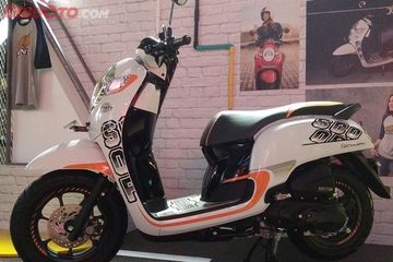 Kampas Ganda Scoopy Fi 2014. Honda Scoopy Enggak Mau Nyantai, Upgrade CVT, Akselerasi