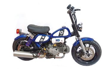 Motor Modifikasi Yamaha Jupiter Z. Jangan Salah Tebak, Ini Bukan Honda Monkey Tapi Yamaha Jupiter Z