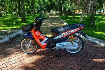 Velg Honda Supra Fit 2006. Orang Kaya, Honda Supra Fit Aja Dimanja-manja dengan Part