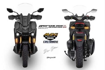 Aerox Modif Adventure. Honda ADV150 Ditantang Yamaha Aerox Facelift Adventure