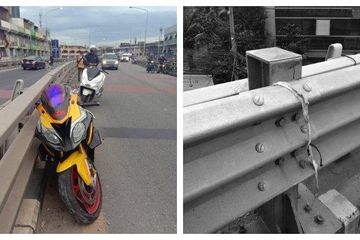 Kecelakaan Bmw S1000rr Thailand. BMW S1000RR Terseret di Flyover, Bikers Tewas, Kepala Terputus